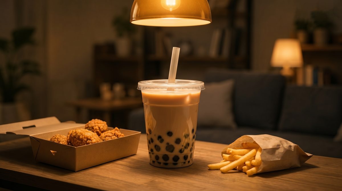 深夜餐桌：炸雞與手搖飲